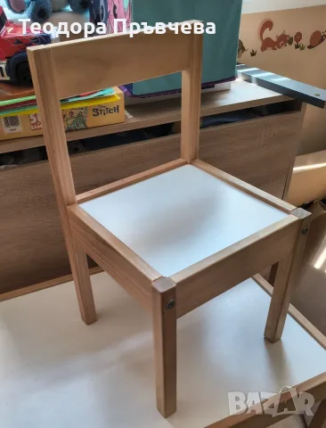 Детски комплект маса със столчета Ikea, снимка 4 - Маси - 55347996