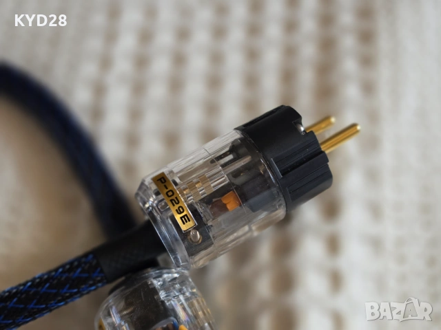 Захранващ кабел 3х4 mm² – 54 см (Позлатени конектори), снимка 4 - Други - 54904269
