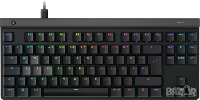 Геймърска клавиатура Logitech G515 Rapid TKL DEU QWERTZ черна - НОВА, снимка 2 - Клавиатури и мишки - 54683922