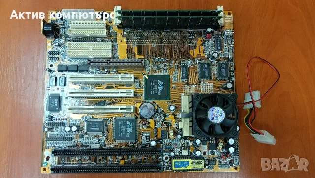 Ретро дънна платка PC Chips M577 Super Socket 7/Matrox 4MB/SB sound/Ethernet, снимка 4 - Дънни платки - 55446339