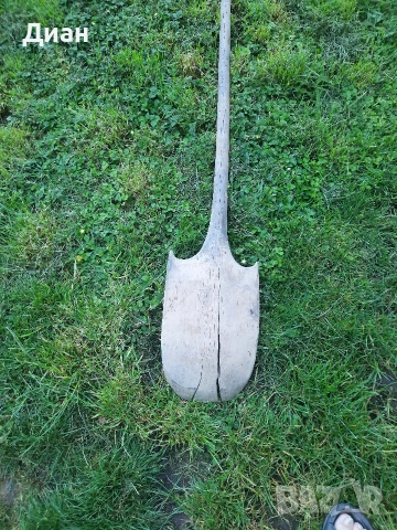 Стара дървена лопата за зърно, снимка 2 - Антикварни и старинни предмети - 54321982