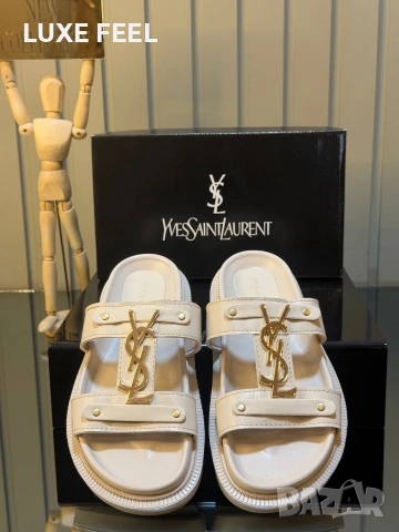Yves Saint Laurent ⚜️Дамски Чехли 36-41, снимка 2 - Чехли - 55075368