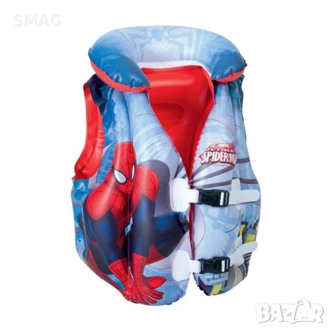 Детска надуваема жилетка за плуване Spiderman 3-6 г_1116645