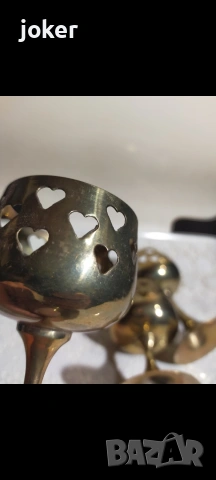 метални свещници , снимка 4 - Други ценни предмети - 54083653