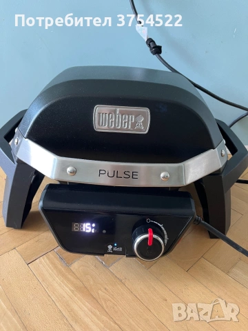 Електрическо барбекю WEBER Pulse 1000, 1800W, 42x32 см, снимка 3 - Барбекюта - 55229949