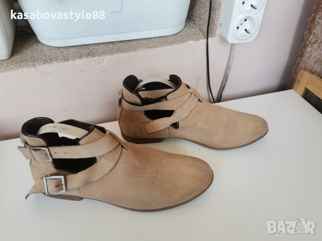 Боти, обувки Double you 38 н. Естествена кожа , снимка 6 - Дамски ежедневни обувки - 54069749