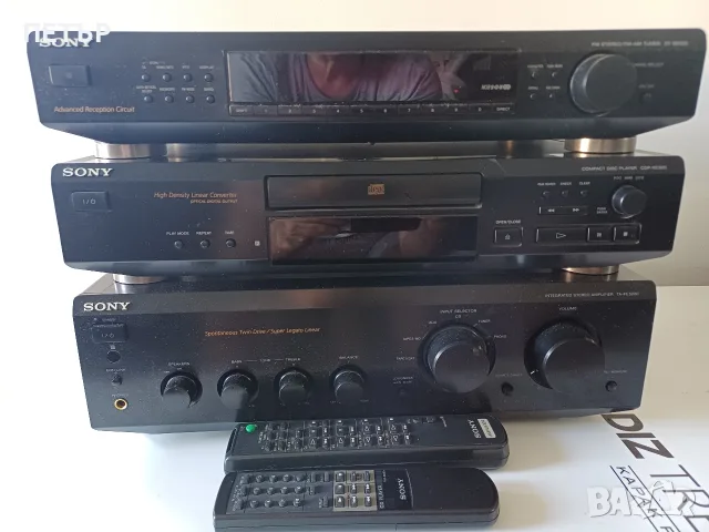 SONY TA.FE.520 R . CD.P.XE 320 . ST.SE 520 +2 дистанциони всичко работи, снимка 2 - Ресийвъри, усилватели, смесителни пултове - 51093476