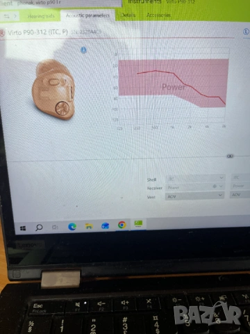 PHONAK Virto P90-312 БЕЗПЛАТНА НАСТРОЙКА мощен вътреканален слухов апарат, снимка 3 - Слухови апарати - 54656927