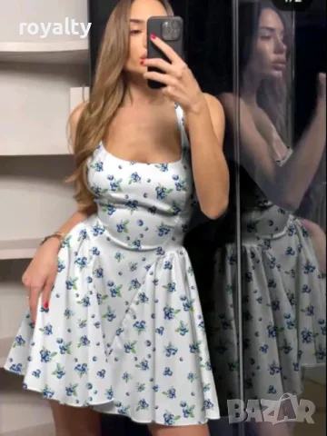 Лятна рокля с боровинки
