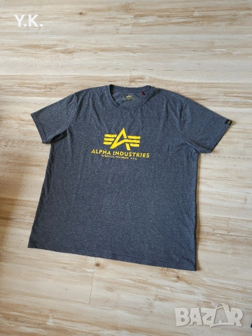 Оригинална мъжка тениска Alpha Industries, снимка 2 - Тениски - 54996147