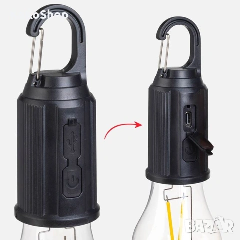 Лампа с USB презареждане , снимка 2 - Къмпинг осветление - 55143408