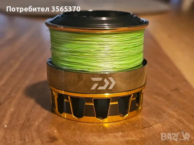 Шпула за макари Daiwa RCS 2508PE, произведена от SLP WORKS, цвят Gold