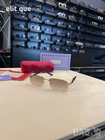 Очила + висок клас калъф + на марката кутия + сертификат + кърпичка miu miu Gucci tom ford , снимка 2 - Слънчеви и диоптрични очила - 55423526