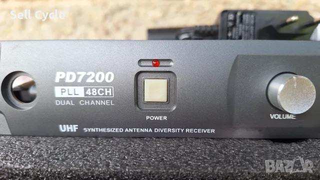 ✅БЕЗЖИЧЕН МИКРОФОНЕН ПРИЕМНИК Power Dynamics PD7200❗, снимка 2 - Микрофони - 55646077