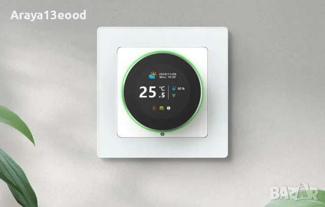 Интелигентен WiFi термостат AVATTO WT20R-WH-3A-WiFi за водно подово отопление, снимка 5 - Други стоки за дома - 55641048
