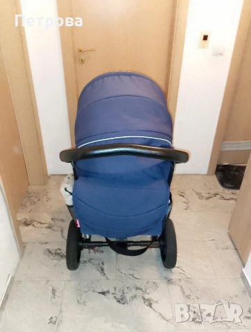 Бебешка количка Buba Solo 3 в 1 с кош за кола и кош за новородено 0 - 6 м, снимка 4 - Детски колички - 55076918