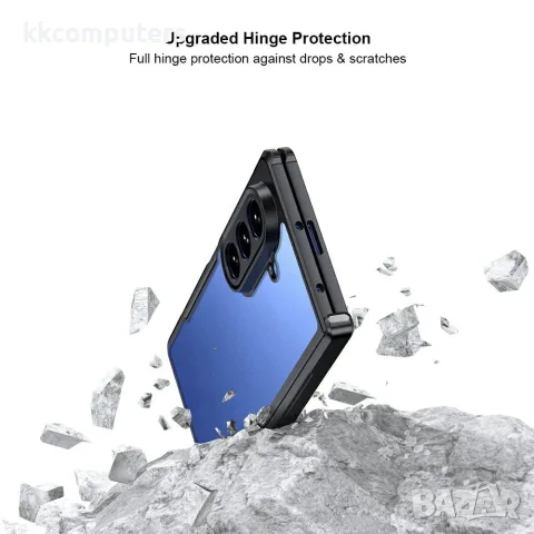 XUNDD за Samsung Galaxy Z Fold8 Ultra Удароустойчив Airbag TPU + Акрил Калъф с Прозрачен Гръб и Скри, снимка 4 - Калъфи, кейсове - 55524037