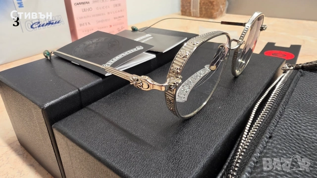 CHROME HEARDS и CARTIER рамки за диоптрични или слънчеви стъкла.