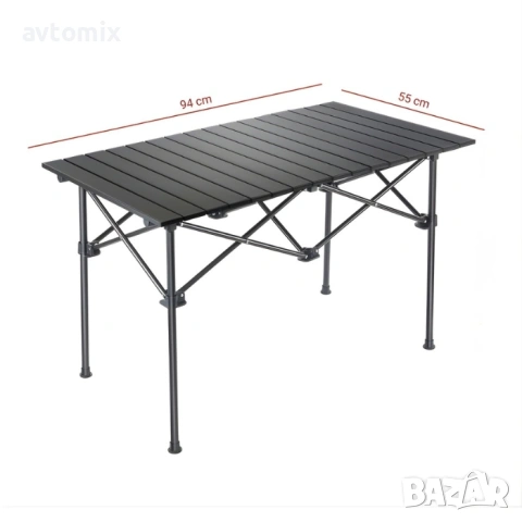 Сгъваема маса за къмпинг 95x55см, снимка 4 - Аксесоари и консумативи - 54349824