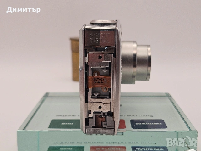 Canon IXUS 90 IS digital photo camera 10MP дигитален фотоапарат камера с батерия и мемори карта , снимка 8 - Фотоапарати - 54734342