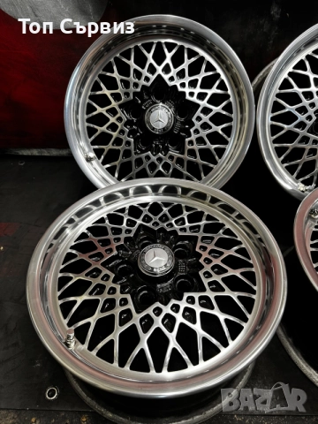 Ретро магнезиеви джанти за Мерцедес (Mercedes), 15 цола, 5x112, снимка 6 - Гуми и джанти - 53621752