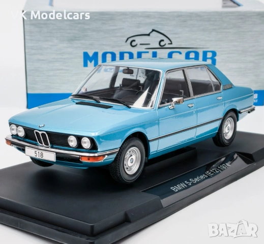 1973 BMW 5er (E12) 1:18 MCG, снимка 2 - Колекции - 54400254
