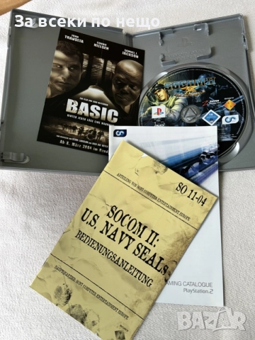 SOCOM II US Navy Seals  , игра за playstation 2 ps2 плейстейшън 2, снимка 5 - Игри за PlayStation - 55167682