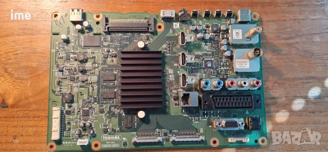Main Board V28A001325A1. Свален от Телевизор Toshiba 40TL868 с панел LTA400HV01. Работещ..., снимка 4 - Части и Платки - 54660856