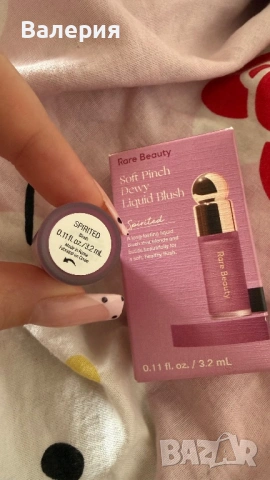 Rare Beauty Soft Pinch Dewy Liquid Blush Mini – Spirited (3.2 ml), снимка 2 - Декоративна козметика - 54871098