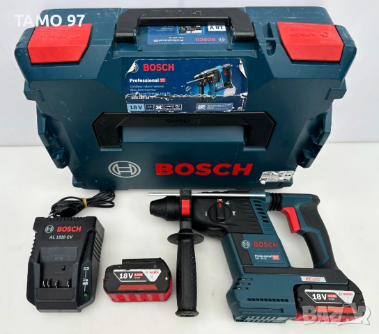 BOSCH GBH 18V-26 - Безчетков перфоратор 18V 2.6J като нов!