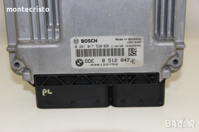 Моторен компютър BMW E90 Serie 3 (2004-2013г.) 0281017520 / 8512047 / 0 281 017 520 / 8 512 047, снимка 2 - Части - 54425632