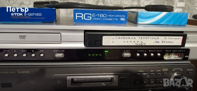 DVD+VHS комбо LG VC 8606V, снимка 5 - Плейъри, домашно кино, прожектори - 55106057