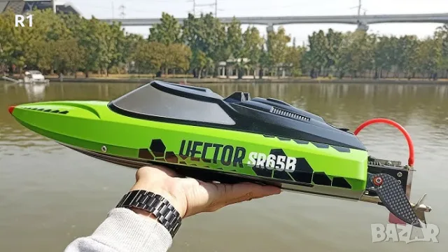 RC Vector SR65B  Brushless  Boat RTR Green + 60км