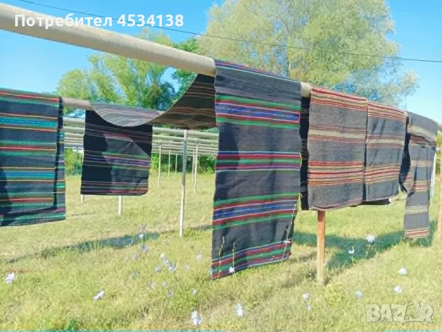 Домашно тъкани черги неизползвани., снимка 2 - Антикварни и старинни предмети - 55508519
