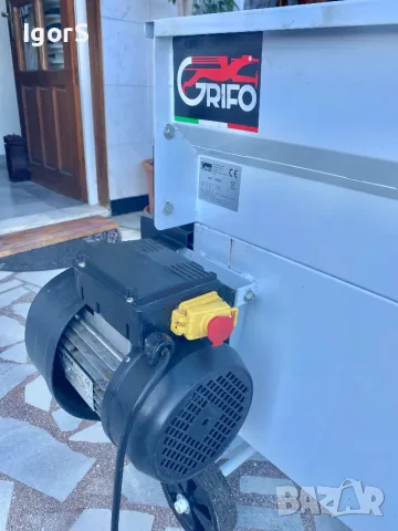Гроздомелачка GRIFO DVEP20 с електромотор, помпа и маркуч, снимка 11 - Други машини и части - 55502040