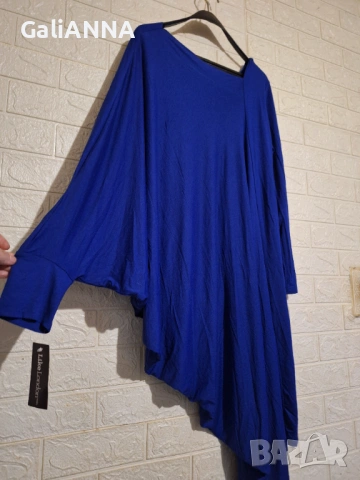 СТРАХОТНА АСИМЕТРИЧНА ТУНИКА 2XL-3XL, снимка 3 - Туники - 54496123