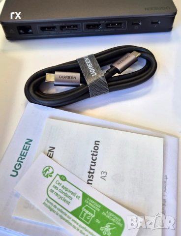 9-in-1 USB-C Докинг станция UGREEN Revodok Pro CM615 (4K 60Hz / PD 100W), снимка 3 - Кабели и адаптери - 54810491