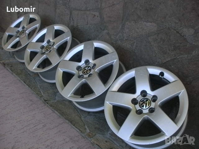 15 цола 5 х 100 мм 4 бр лети джанти - STM Germany ! - VW,Audi,Seat,Skoda !, снимка 5 - Гуми и джанти - 54543715
