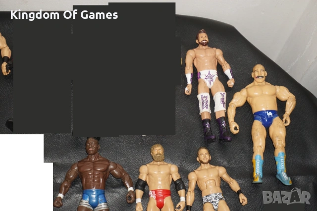Кеч Фигури Iron Sheik/Braun Strowman ELITE/Kofi Kingston ELITE/Kurt Angle/Roderick Strong/TJP/Edge, снимка 5 - Колекции - 54311534