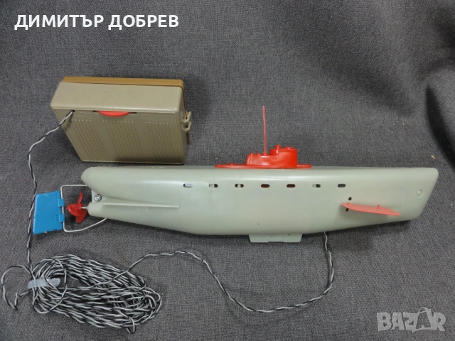СТАРА РЕТРО СОЦ ЕЛЕКТРОМЕХАНИЧНА ИГРАЧКА ПОДВОДНИЦА, снимка 8 - Колекции - 54602041