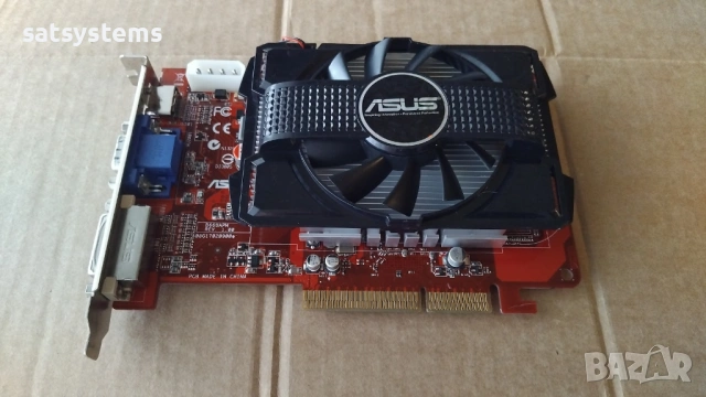 Видео карта AMD Radeon Asus HD AH4650 HDMI 1024MB GDDR2 128bit AGP, снимка 5 - Видеокарти - 54579068