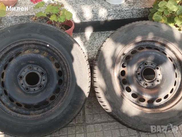 Оригинални железни джанти за BMW 15" 5x120 – 4 бр., снимка 3 - Гуми и джанти - 52181299