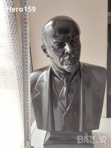 СССР-Много рядък бюст(-папиемаше) на В.И.Ленин/автор Иван Дмитриевич Шадр-1926 год.