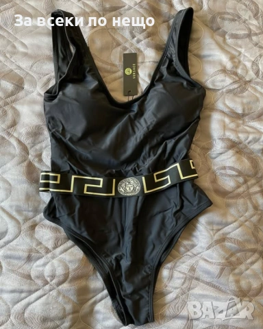 Versace Дамски Черен Цял Бански Версаче Код DST61