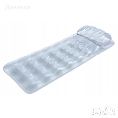 Надуваем дюшек 188 x 71 см с възглавница, до 90 кг, снимка 8 - Други стоки за дома - 54957761