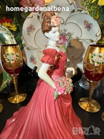 ✨ Колекционерска порцеланова фигурка Coalport England “Jenny” (1997), снимка 3 - Колекции - 54288870