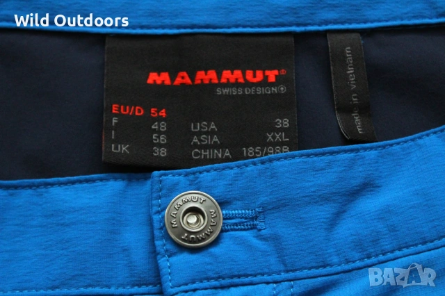MAMMUT - мъжки къси панталони, размер 54 (XL), снимка 3 - Спортни дрехи, екипи - 54855979