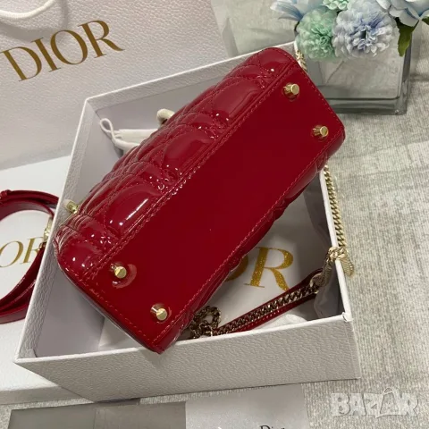 Christian Dior Lady Dior Mini – 20 см, снимка 8 - Чанти - 55417310