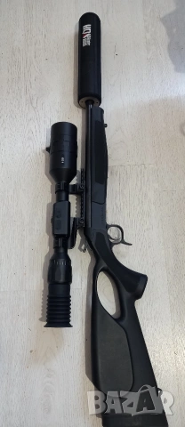 Продавам карабина Бергара кал.308 със супресор HQS и цифров прицел ATN 4K 5x20 ден и нощ!