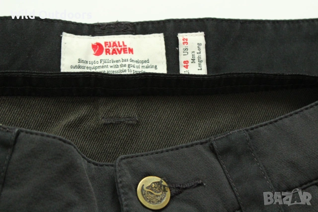 FJALLRAVEN Abisko trousers - мъжки панталон, размер 48 long; (M-long), снимка 5 - Спортни дрехи, екипи - 54855829